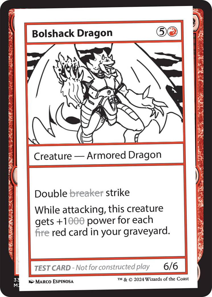 Bolshack Dragon [Mystery Booster 2 Playtest Cards] | Gaming Infinity