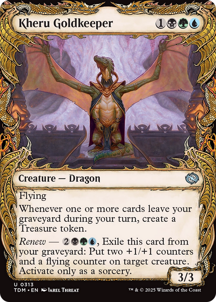 Kheru Goldkeeper (Showcase) [Tarkir: Dragonstorm] | Gaming Infinity