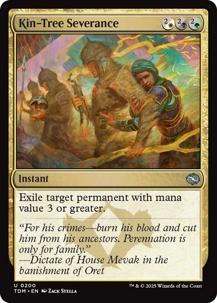 Kin-Tree Severance [Tarkir: Dragonstorm] | Gaming Infinity
