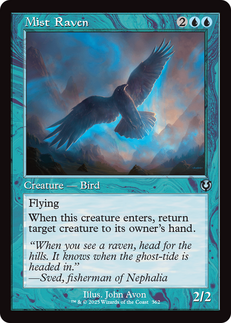 Mist Raven (Retro Frame) [Innistrad Remastered] | Gaming Infinity