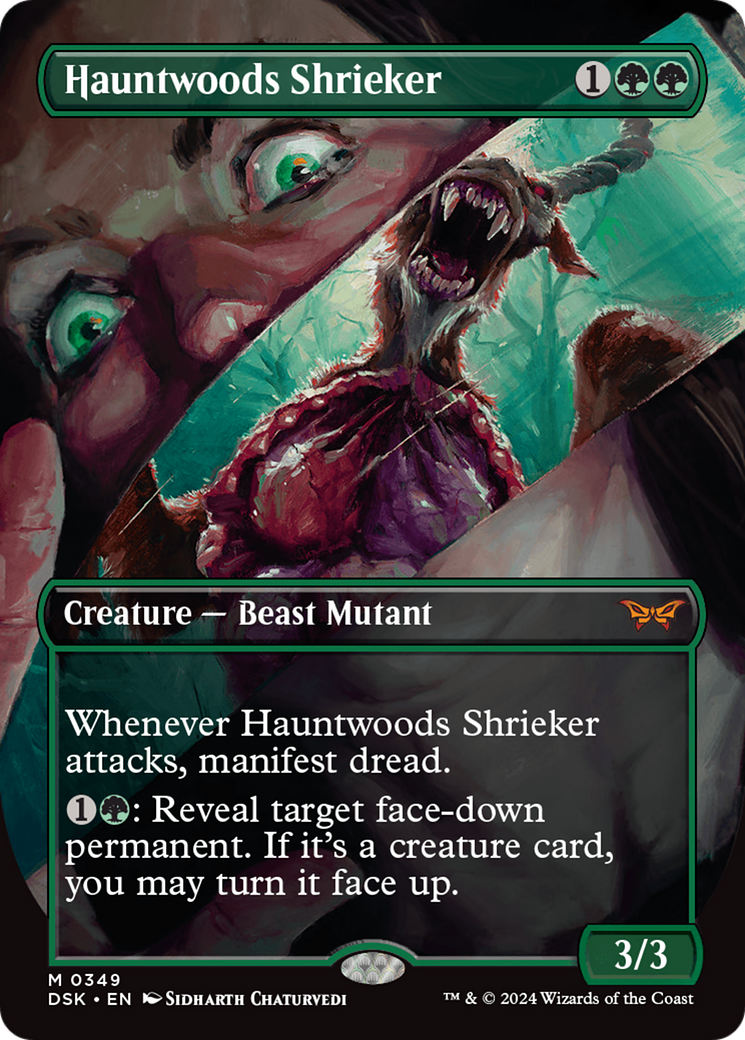 Hauntwoods Shrieker (Borderless) [Duskmourn: House of Horror] | Gaming Infinity