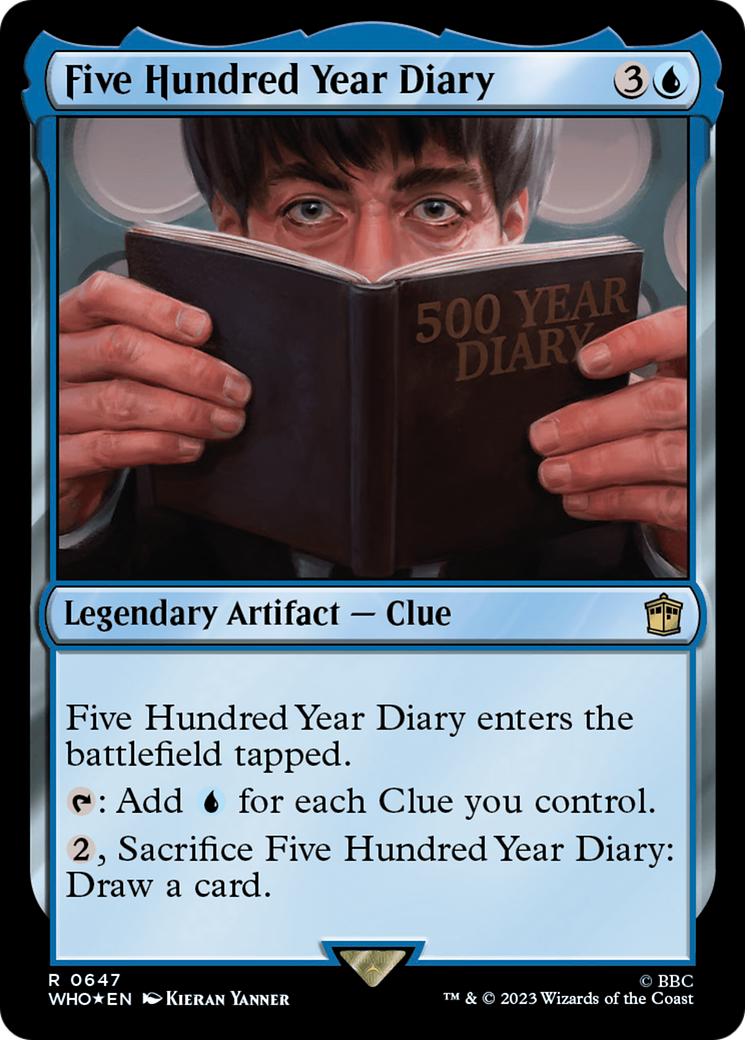 Five Hundred Year Diary (Surge Foil) [Doctor Who] | Gaming Infinity