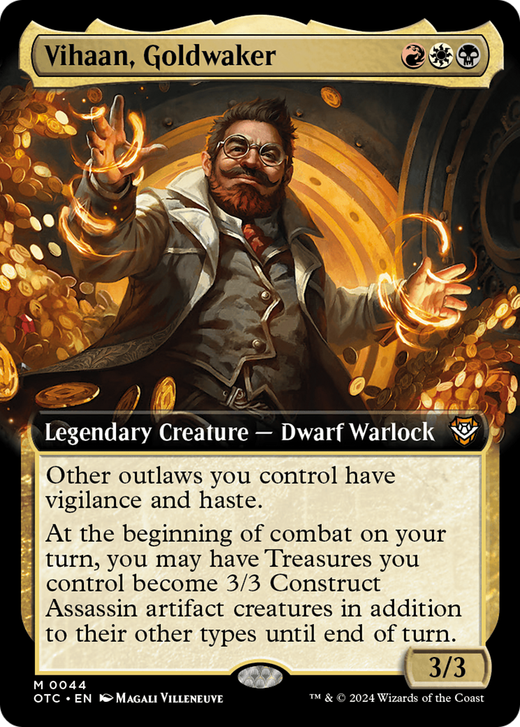 Vihaan, Goldwaker (Extended Art) [Outlaws of Thunder Junction Commander] | Gaming Infinity