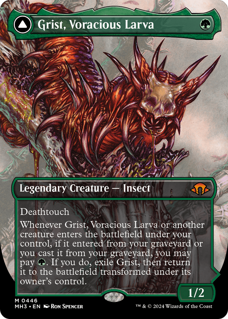 Grist, Voracious Larva // Grist, the Plague Swarm (Borderless) [Modern Horizons 3] | Gaming Infinity