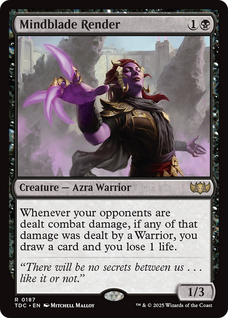 Mindblade Render [Tarkir: Dragonstorm Commander] | Gaming Infinity