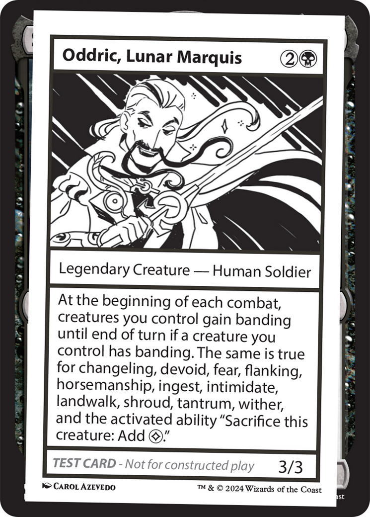 Oddric, Lunar Marquis [Mystery Booster 2 Playtest Cards] | Gaming Infinity