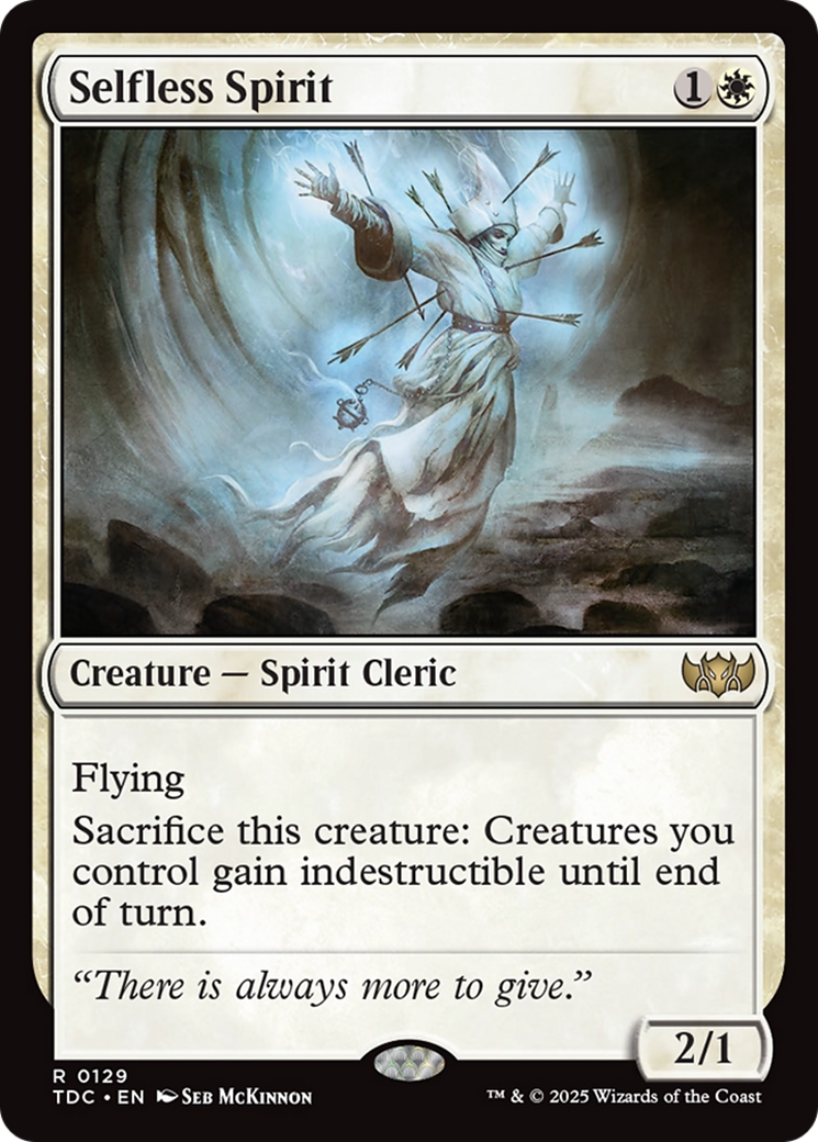 Selfless Spirit [Tarkir: Dragonstorm Commander] | Gaming Infinity