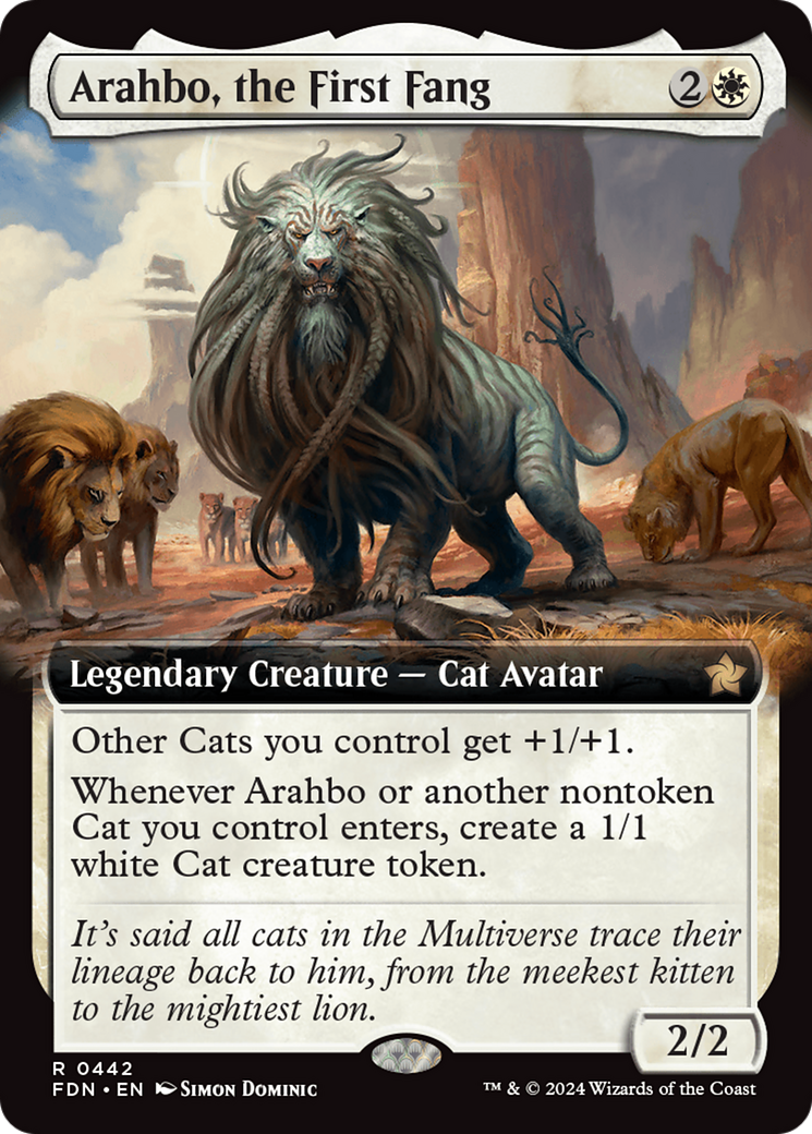 Arahbo, the First Fang (Extended Art) [Foundations] | Gaming Infinity