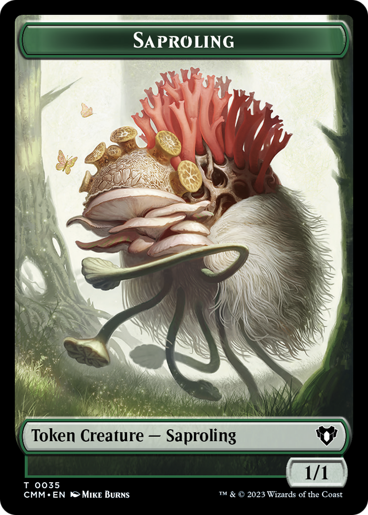 Saproling Token [Commander Masters Tokens] | Gaming Infinity