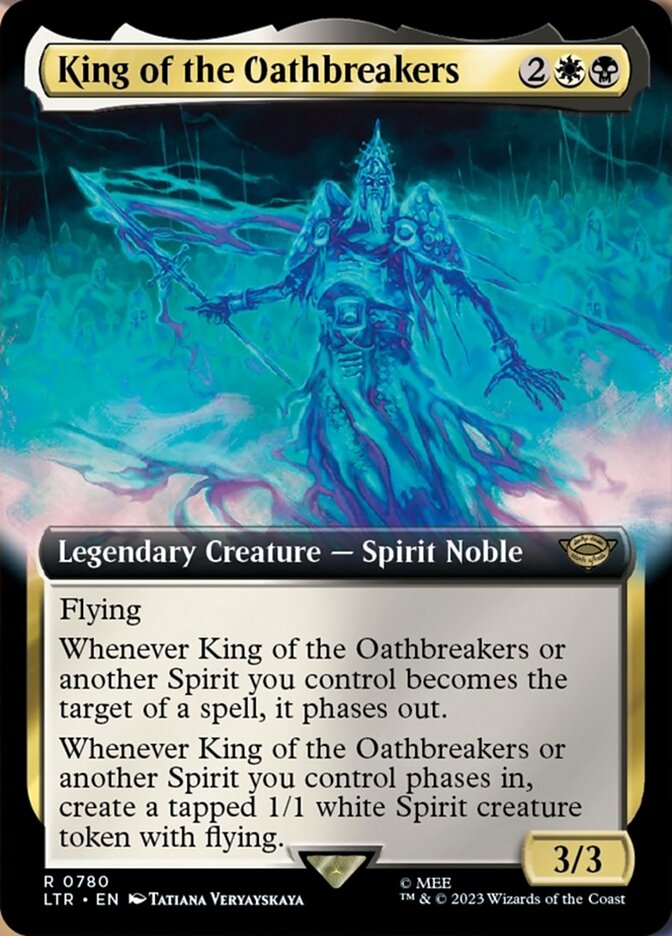 King of the Oathbreakers (Extended Art) (Surge Foil) [The Lord of the Rings: Tales of Middle-Earth] | Gaming Infinity