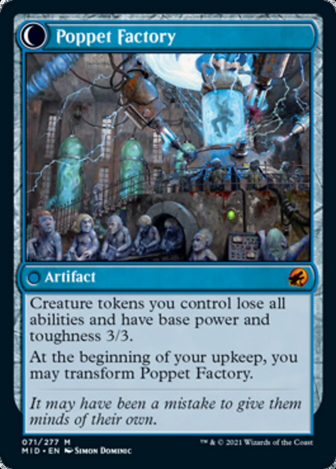 Poppet Stitcher // Poppet Factory [Innistrad: Midnight Hunt] | Gaming Infinity
