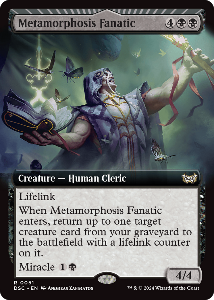 Metamorphosis Fanatic (Extended Art) [Duskmourn: House of Horror Commander] | Gaming Infinity