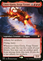 Chiss-Goria, Forge Tyrant (Extended Art) [Phyrexia: All Will Be One Commander] | Gaming Infinity