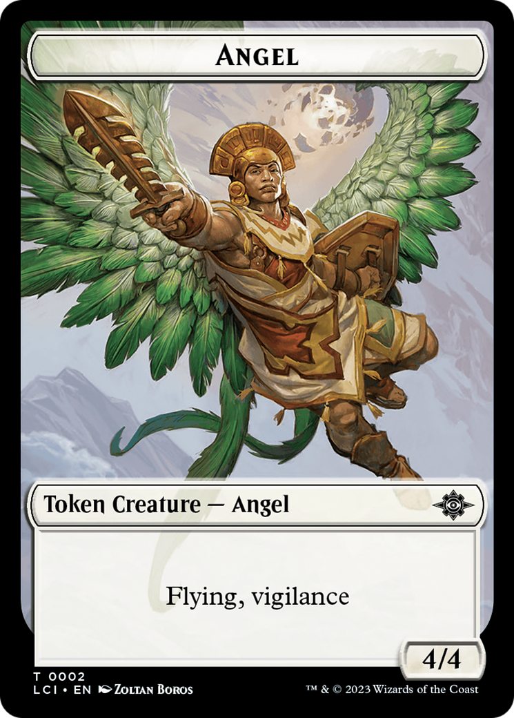 Angel Token [The Lost Caverns of Ixalan Tokens] | Gaming Infinity