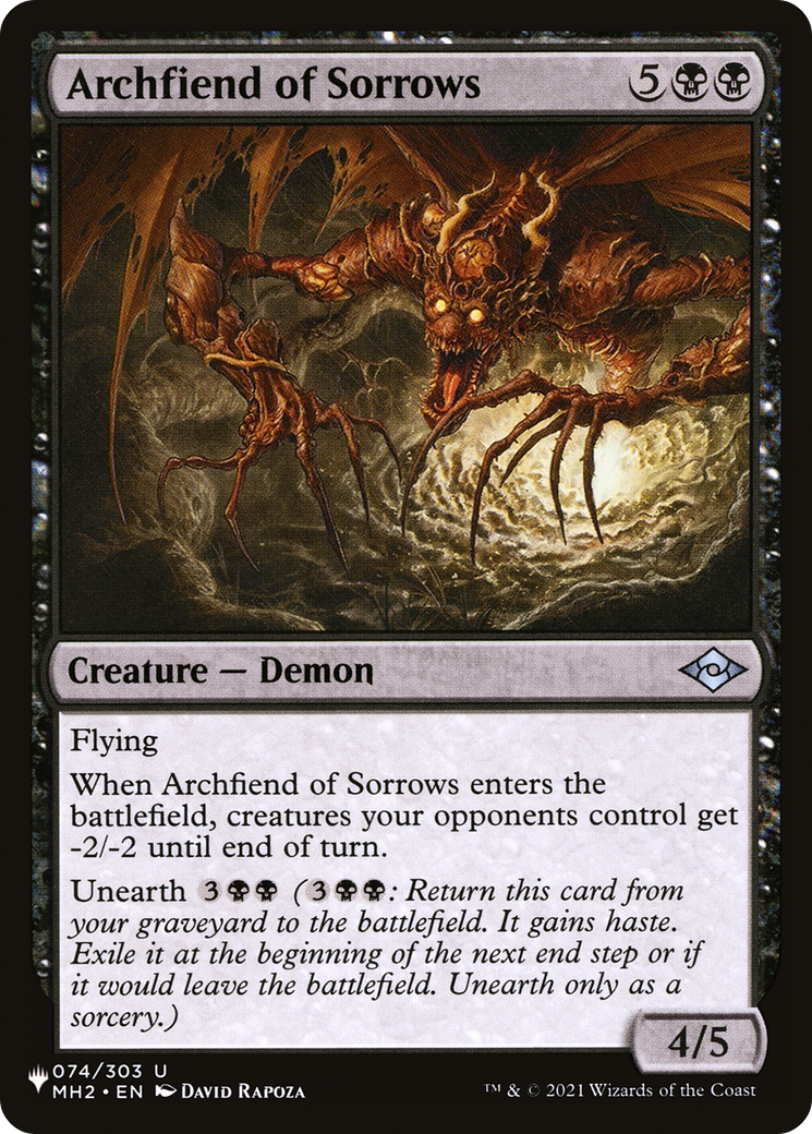 Archfiend of Sorrows [The List] | Gaming Infinity