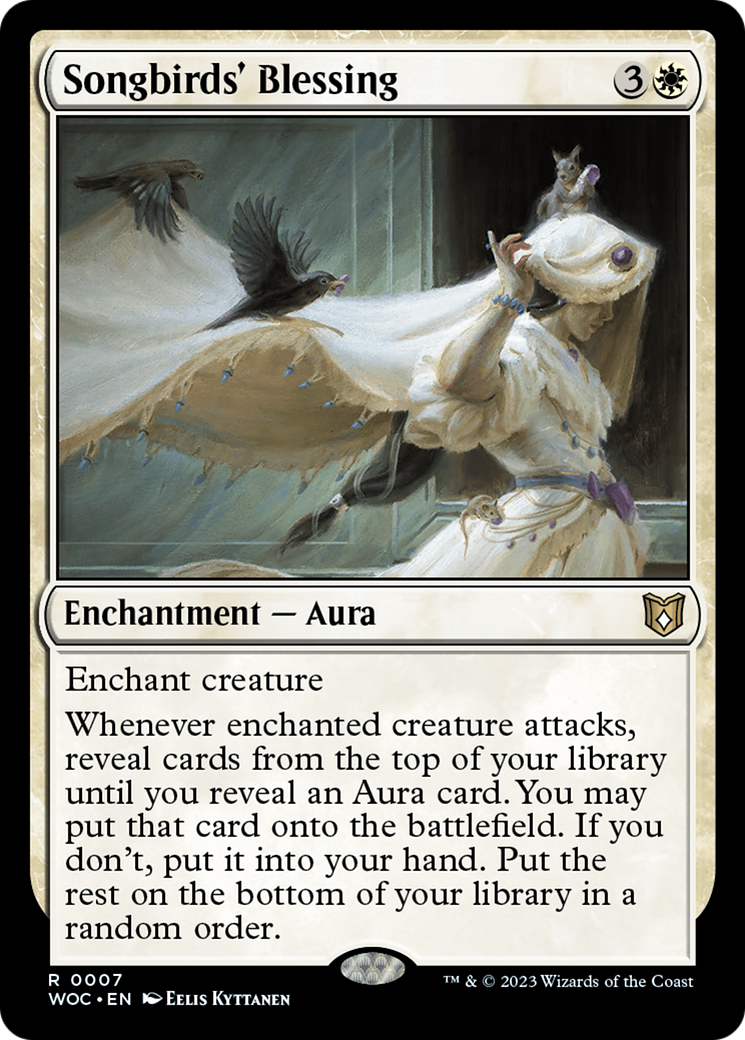 Songbirds' Blessing [Wilds of Eldraine Commander] | Gaming Infinity