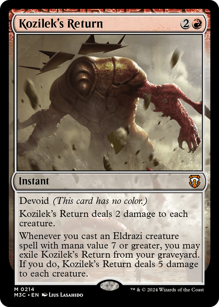 Kozilek's Return (Ripple Foil) [Modern Horizons 3 Commander] | Gaming Infinity