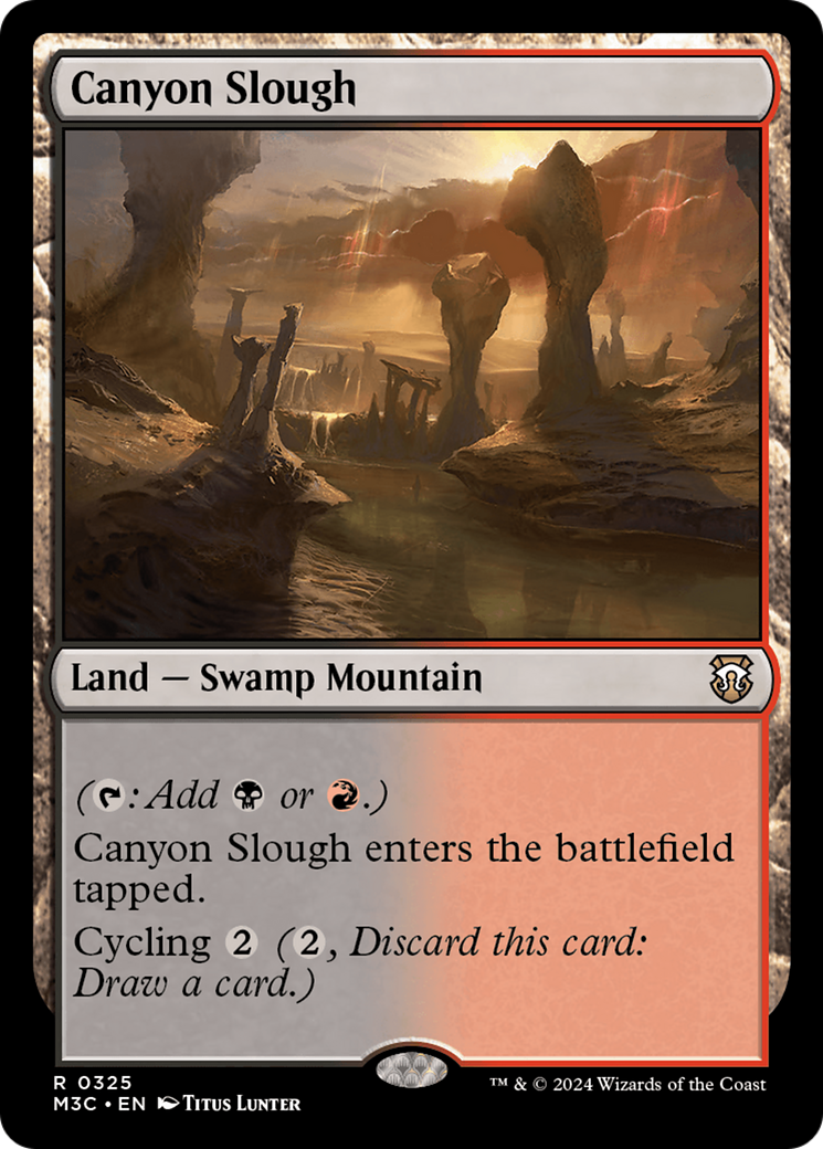 Canyon Slough (Ripple Foil) [Modern Horizons 3 Commander] | Gaming Infinity