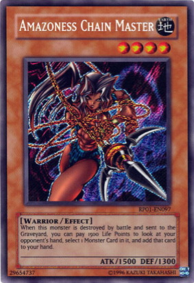 Amazoness Chain Master [RP01-EN097] Secret Rare | Gaming Infinity