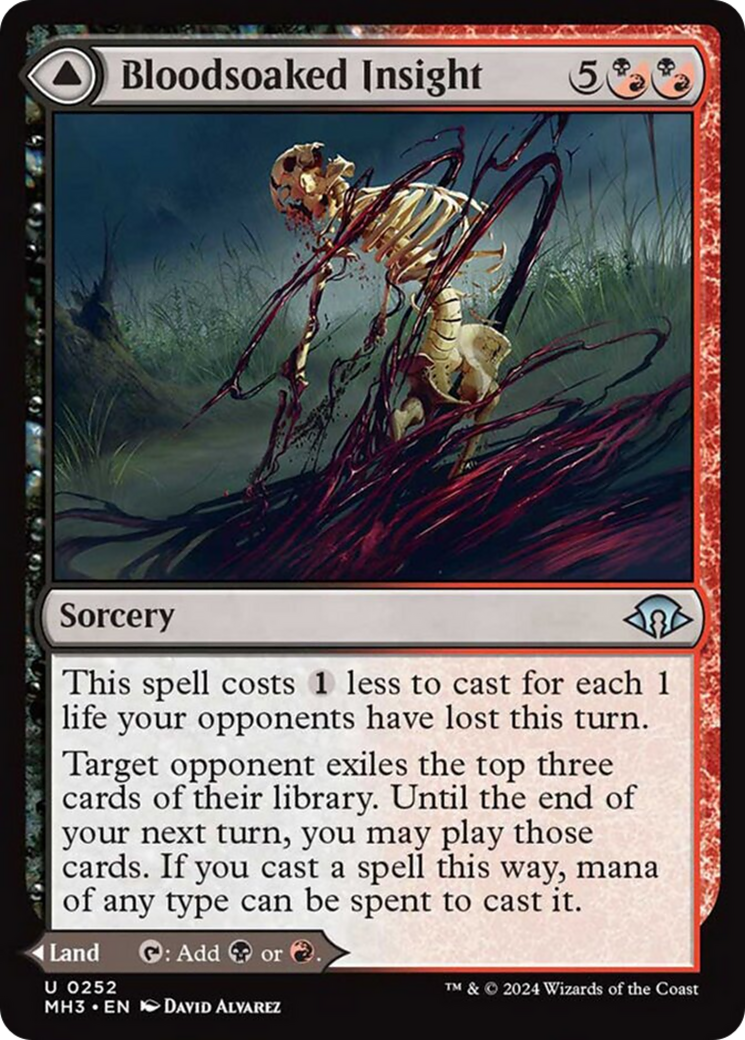 Bloodsoaked Insight // Sanguine Morass [Modern Horizons 3] | Gaming Infinity