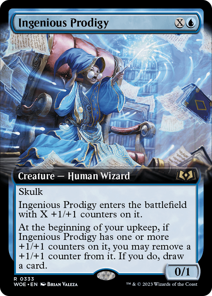 Ingenious Prodigy (Extended Art) [Wilds of Eldraine] | Gaming Infinity