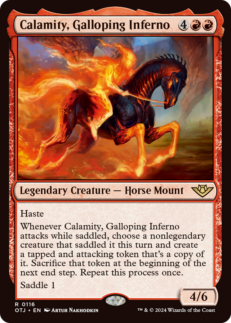 Calamity, Galloping Inferno [Outlaws of Thunder Junction] | Gaming Infinity