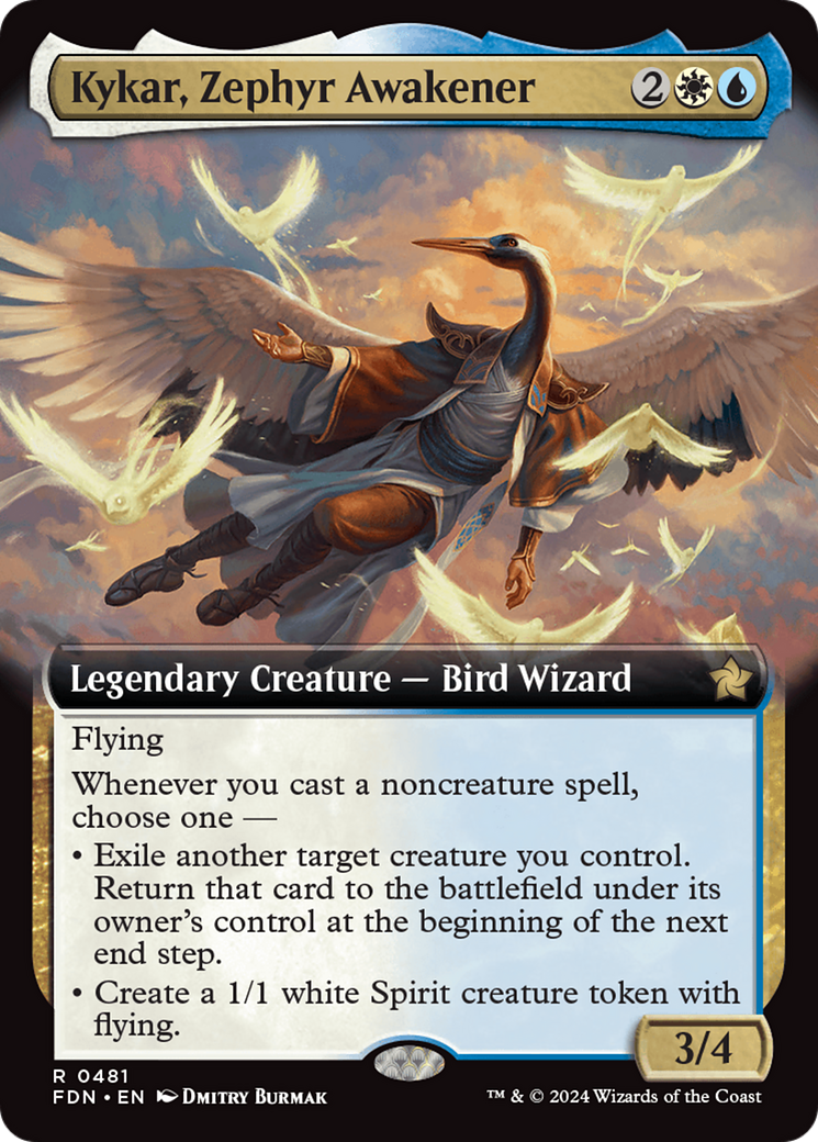 Kykar, Zephyr Awakener (Extended Art) [Foundations] | Gaming Infinity