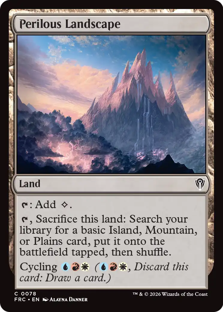 Perilous Landscape [Reality Fracture Commander] | Gaming Infinity