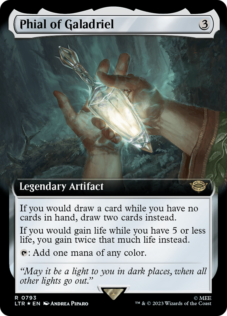 Phial of Galadriel (Extended Art) (Surge Foil) [The Lord of the Rings: Tales of Middle-Earth] | Gaming Infinity