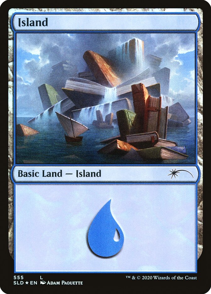 Island (Well Read) (555) [Secret Lair Drop Promos] | Gaming Infinity