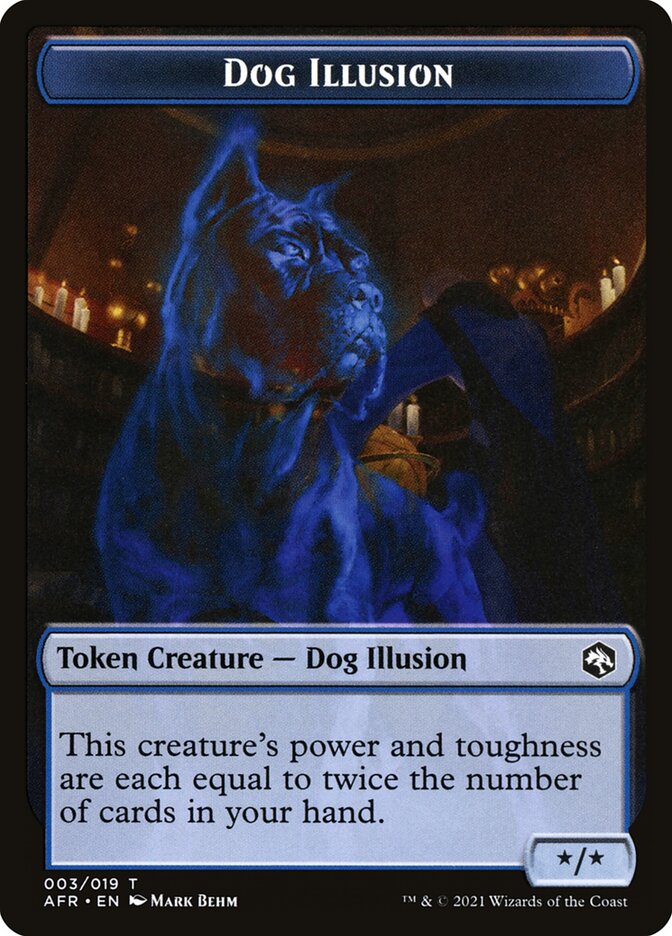 Angel // Dog Illusion Double-Sided Token [Dungeons & Dragons: Adventures in the Forgotten Realms Tokens] | Gaming Infinity