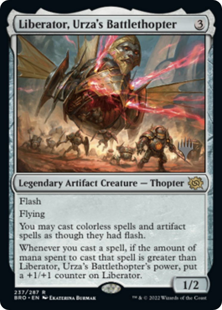 Liberator, Urza's Battlethopter (Promo Pack) [The Brothers' War Promos] | Gaming Infinity