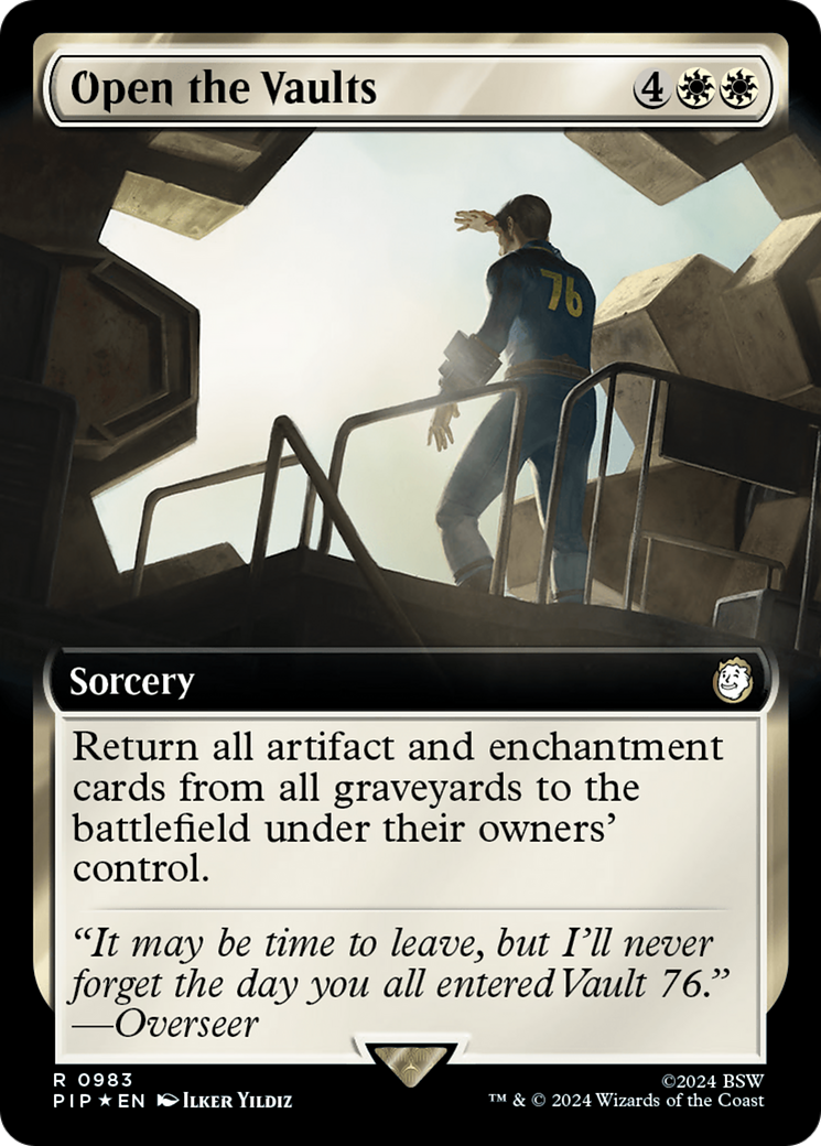 Open the Vaults (Extended Art) (Surge Foil) [Fallout] | Gaming Infinity