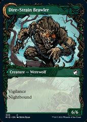 Tireless Hauler // Dire-Strain Brawler (Showcase Equinox) [Innistrad: Midnight Hunt] | Gaming Infinity