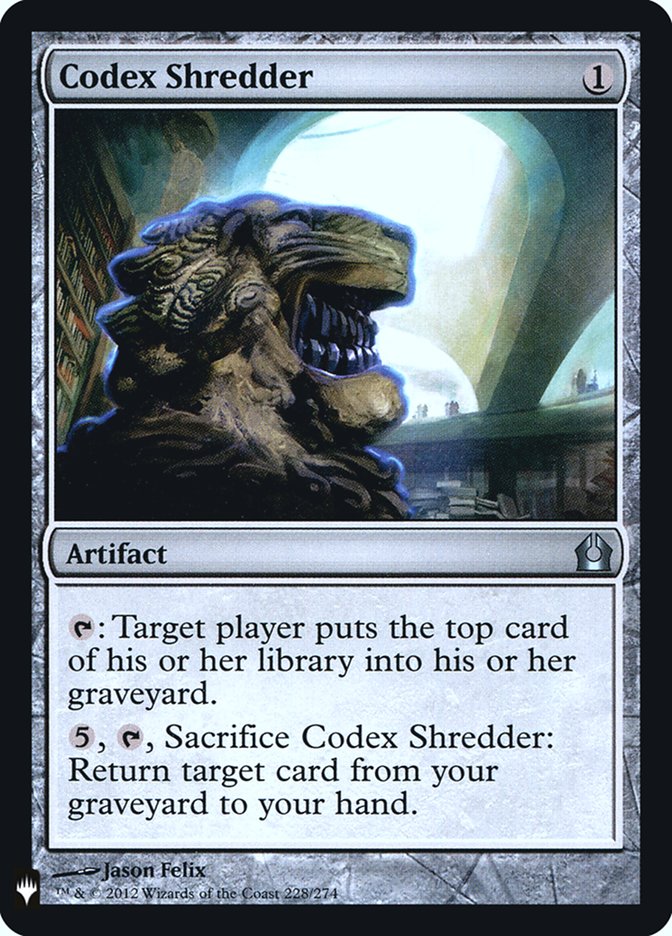 Codex Shredder [Mystery Booster] | Gaming Infinity