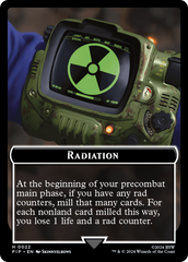 Radiation // Treasure (018) Double-Sided Token [Fallout Tokens] | Gaming Infinity