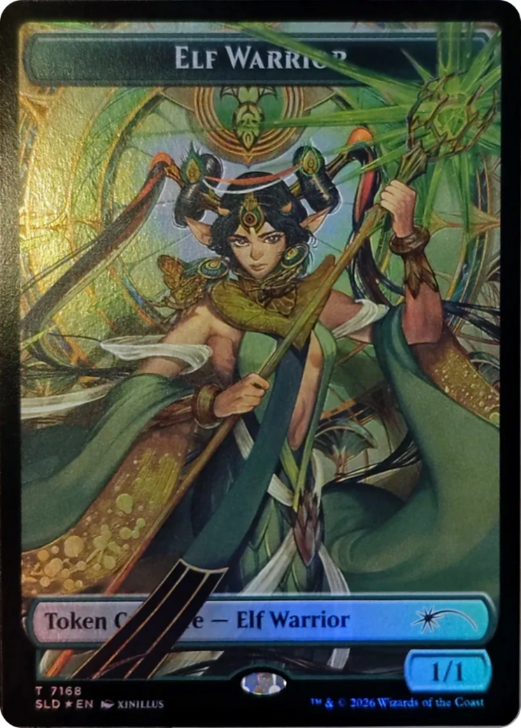 Elf Warrior Token (7168) [Secret Lair Drop Series] | Gaming Infinity