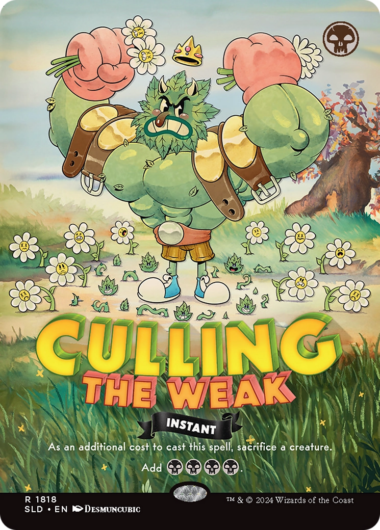 Culling the Weak (Rainbow Foil) [Secret Lair Drop Series] | Gaming Infinity