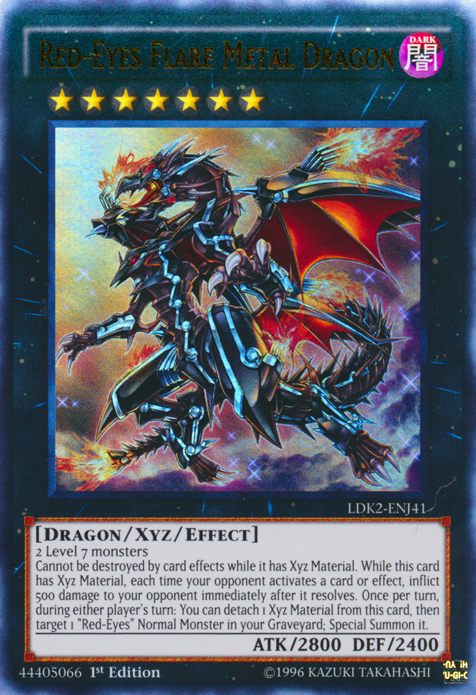 Red-Eyes Flare Metal Dragon [LDK2-ENJ41] Ultra Rare | Gaming Infinity