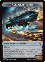 Construct // Nalaar Aetherjet Double-Sided Token [Aetherdrift Tokens] | Gaming Infinity