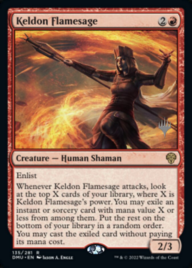 Keldon Flamesage (Promo Pack) [Dominaria United Promos] | Gaming Infinity