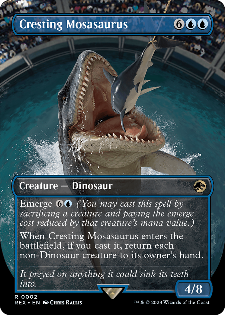 Cresting Mosasaurus (Borderless) [Jurassic World Collection] | Gaming Infinity