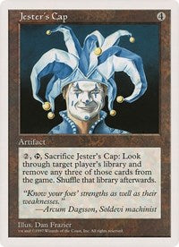 Jester's Cap (Oversized) [Oversize Cards] | Gaming Infinity