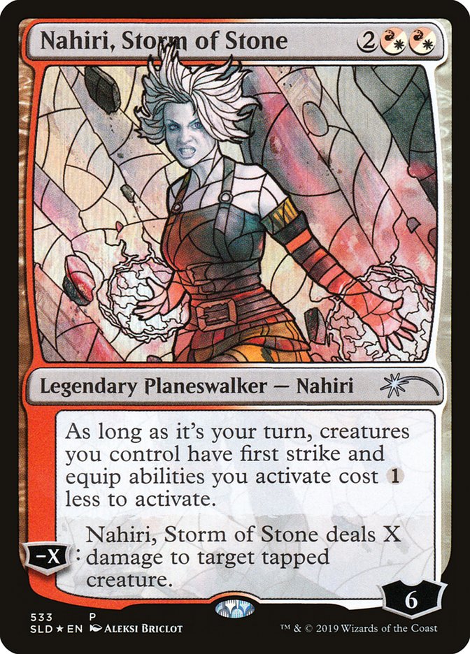 Nahiri, Storm of Stone (Stained Glass) [Secret Lair Drop Promos] | Gaming Infinity