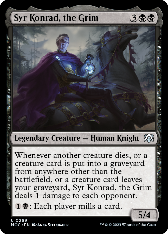 Syr Konrad, the Grim [March of the Machine Commander] | Gaming Infinity