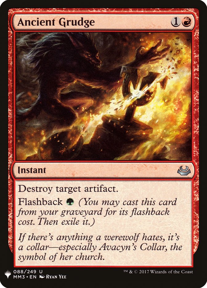 Ancient Grudge [Mystery Booster] | Gaming Infinity
