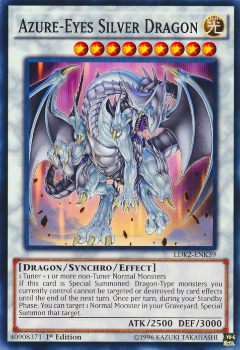 Azure-Eyes Silver Dragon [LDK2-ENK39] Common | Gaming Infinity