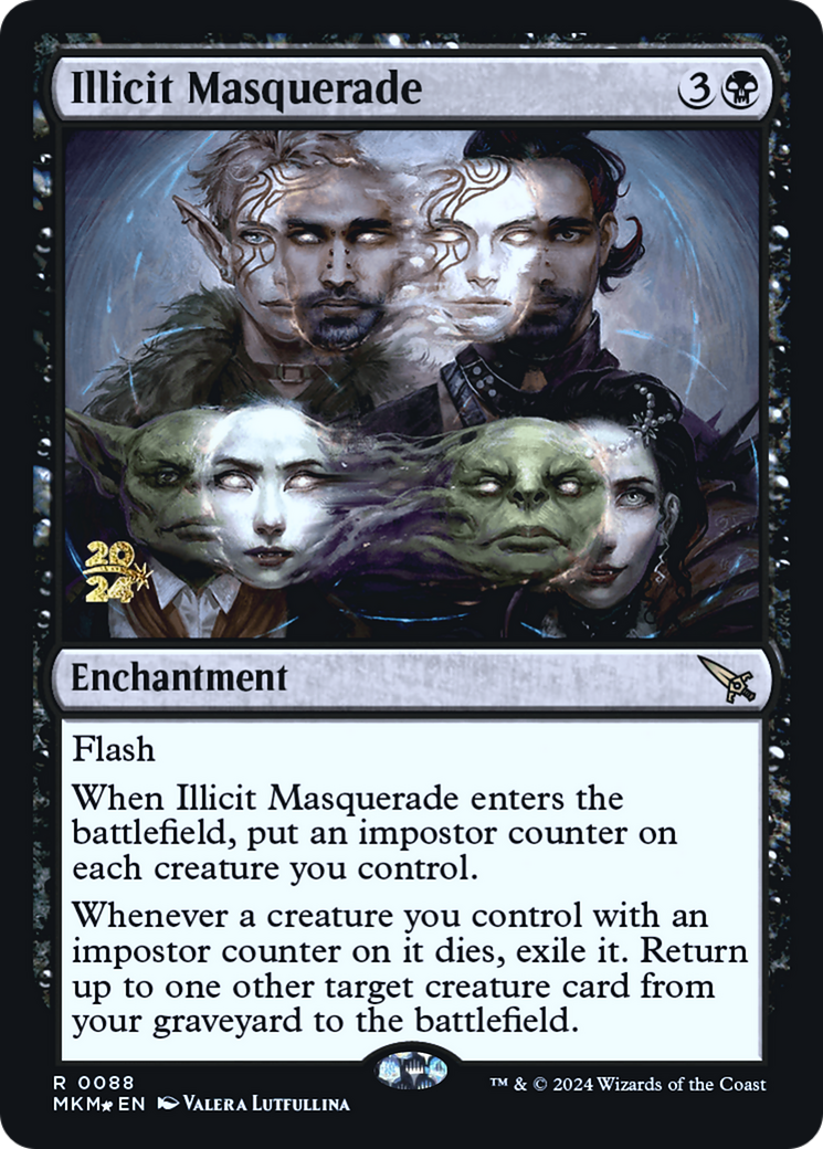 Illicit Masquerade [Murders at Karlov Manor Prerelease Promos] | Gaming Infinity