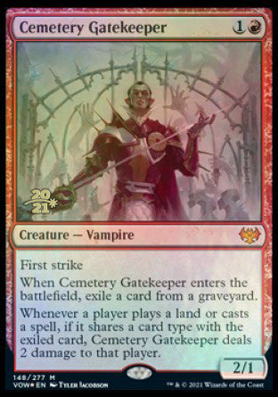 Cemetery Gatekeeper [Innistrad: Crimson Vow Prerelease Promos] | Gaming Infinity