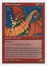 Shivan Dragon (Oversized) [Oversize Cards] | Gaming Infinity